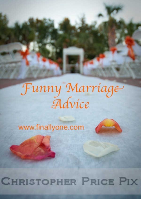 Funny Marriage Advice